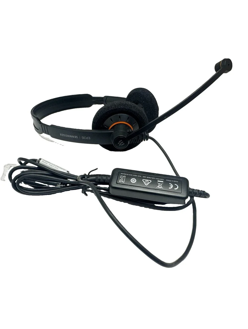 EPOS Sennheiser SC 60 USB ML Wired USB Headset Mic 1000551 Black